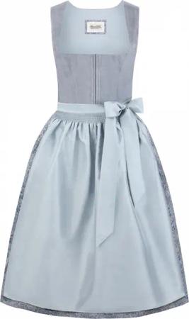 Dirndl Antonella (hellgrau, Gr. 44) von Stockerpoint Heimatgwand für Damen, 40% Baumwolle, 60% Polyester