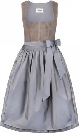Dirndl Beatrice (taupe, Gr. 36) von Stockerpoint Heimatgwand für Damen, 40% Baumwolle, 60% Polyester