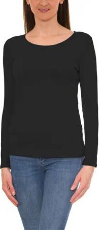 Alkato Longshirt Alkato Damen Langarm Shirt mit O-Ausschnitt