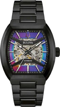 Bulova 98A320 Herrenuhr Maquina Automatik 40mm 5ATM