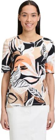 Betty Barclay Kurzarmshirt "Betty Barclay Basic Shirt mit Print", (1 tlg.), Druck
