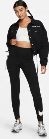 Leggings mit hoher Taille, Damen Nike Classic GX Swoosh