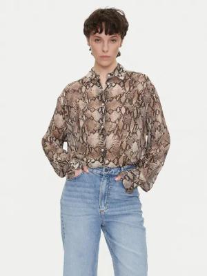 HUGO Hemd The Boyfriend 50539779 Braun Oversize