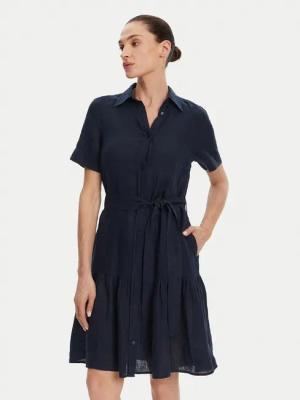 Gant Hemdkleid 4503434 Dunkelblau Regular Fit