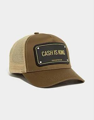 John Hatter & Co Cash Is King Trucker Cap - Damen, Brown