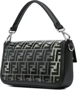 Fendi Hobo Bags - 2010-2023 Medium Zucca PVC Baguette Satchel - Gr. unisize - in Schwarz - für Damen