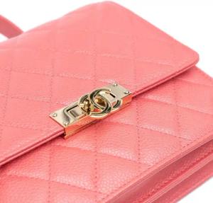 Chanel Hobo Bags - 2018 Quilted Caviar Golden Class Wallet On Chain - Gr. unisize - in Gold - für Damen