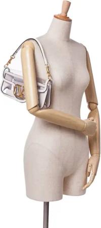 Valentino Garavani Hobo Bags - 2021-2024 PVC VLogo Loco Satchel - Gr. unisize - in Weiß - für Damen