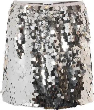 Noisy may Sommerrock Moderner Style mit funkelnden Pailletten und elastischem Bund NMSMILA MINI SEQUIN SKIRT WVN
