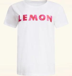 Zitronen T-Shirt in Weiß