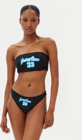 Juicy Couture Badeanzug Icon Bandeau JCITS125204 Schwarz