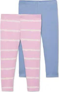 Tchibo - 2 Leggings - Mädchen - Gr. 98/104 - blau/print
