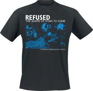 Refused T-Shirt - The Shape Of Punkt To Come Live - S bis XXL - für Männer - Größe L - schwarz  - Lizenziertes Merchandise!