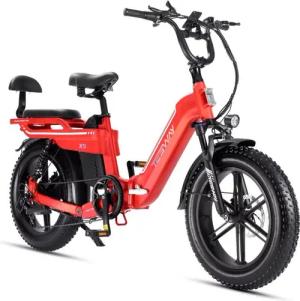 DOTMALL E-Bike Cityrad 48V 30AH 20 Zoll 100-130KM maximale Reichweite Elektrofahrrad