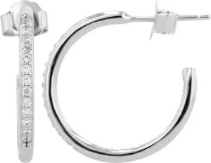 AKZENT Ohrring-Set Uzma "Uzma" 925/- Echt Silber Creolen mit Steckverschluss, (Paar)