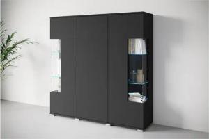 INOSIGN Highboard "Kenia", (1 St.), Modernes Highboard, mit Glastüren, Breite 135 cm