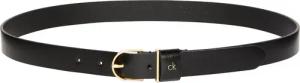Calvin Klein Ledergürtel "CK METAL LOOP ROUND BUCKLE 25MM", Größenverstellbar