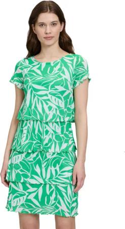 Betty Barclay Sommerkleid "Betty Barclay Stufenkleid mit U-Boot-Ausschnitt", Druck