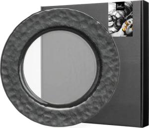 Eisch Germany Platzteller "KAYA BLACK", (1 tlg.), handveredelt im Schiefer-Look, Ø 34 cm