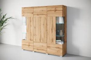 INOSIGN Highboard "Kenia", (1 St.), Modernes Highboard, mit Glastüren, Breite 135 cm