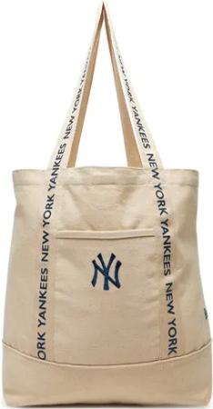 New Era Handtasche New York Yankees MLB Strap Canvas Tote 60595127 Beige