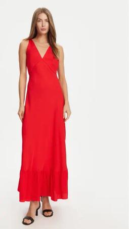 TWINSET Abendkleid 251TT2191 Rot Regular Fit