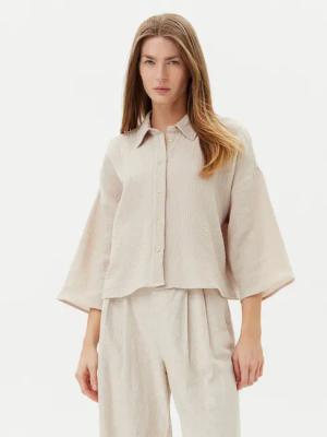 Vero Moda Hemd Natali 10279685 Beige Standard Fit