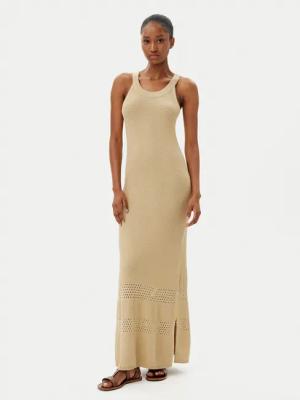 Selmark Sommerkleid BC199 Beige Slim Fit