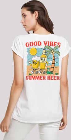 F4NT4STIC T-Shirt "Summer Time Vintage Beer Cartoon", Premium Qualität