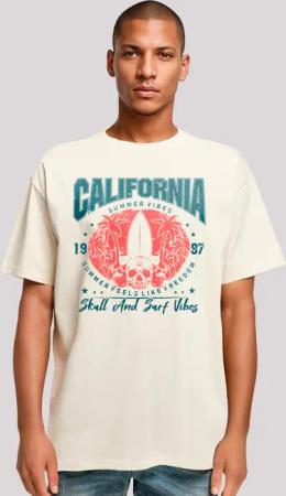 F4NT4STIC T-Shirt "California skull summer vibes", Premium Qualität