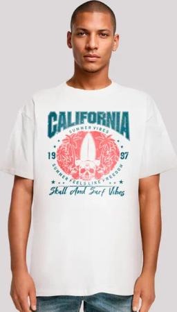 F4NT4STIC T-Shirt "California skull summer vibes", Premium Qualität