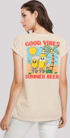 F4NT4STIC T-Shirt "Summer Time Vintage Beer Cartoon", Premium Qualität