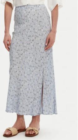 Pieces Midirock Nya 17147811 Himmelblau Regular Fit