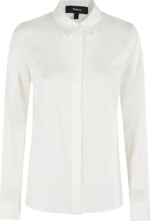 Theory - Classic Fitted Shirt - Größe L - weiß