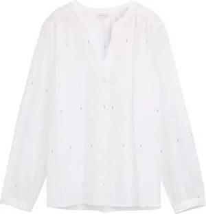 TOM TAILOR Klassische Bluse Bluse mit leichten Ballonärmeln