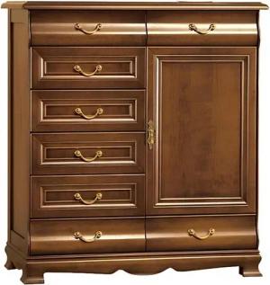 JVmoebel Kommode Kommode Stauraummöbel Schubladenschrank Antikkommode Kommodenschrank (1 St., Kommode), Made in Europa