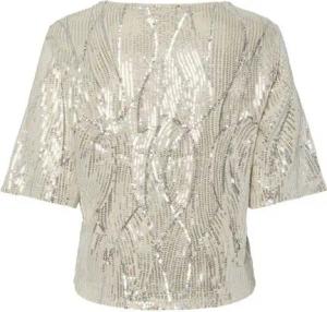 pieces Paillettenshirt