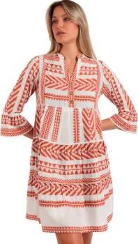 Admas Kleider Sommerkleid mit Dreiviertel-Ärmeln Sicilia