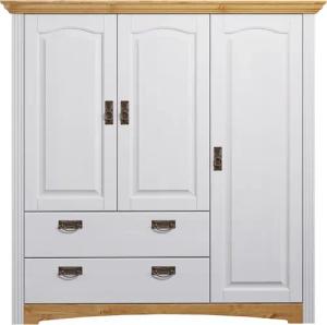 Home affaire Wäscheschrank "Konrad", (2 Breiten: 94/133 cm H/T ca. 132/39 cm), aus massiver Kiefer, mit viel Stauraum