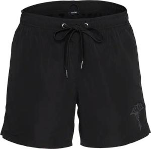 JOOP Badeshorts "Solid", Cornflower-Logo, kurze Seitenschlitze