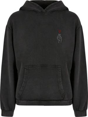 Merchcode Kapuzenpullover "Merchcode Ladies K Heart Acid Washed Oversized Hoody", (1 tlg.)