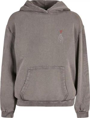 Merchcode Kapuzenpullover "Merchcode Ladies K Heart Acid Washed Oversized Hoody", (1 tlg.)