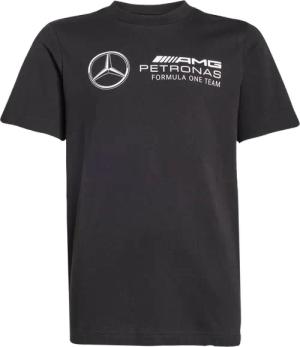 Adidas mercedes Kleinkind T-Shirts - Schwarz - Größe 159 - 164 CM - Baumwoll-Jersey