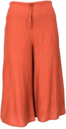 Guru-Shop Relaxhose Palazzohose, 7/8 Hosenrock, Boho Schlaghose,.. alternative Bekleidung