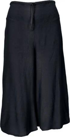 Guru-Shop Relaxhose Palazzohose, 7/8 Hosenrock, Boho Schlaghose,.. alternative Bekleidung