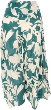 Guru-Shop Relaxhose Palazzohose, weite bedruckte Boho Sommerhose,.. alternative Bekleidung