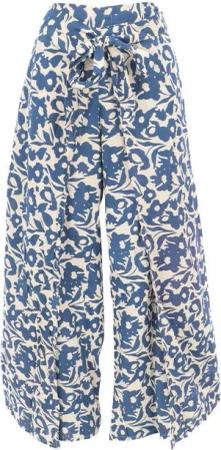 Guru-Shop Relaxhose Palazzohose, weite Boho Sommerhose, Baumwoll.. alternative Bekleidung