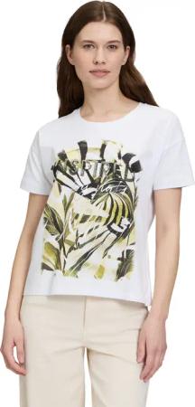 Betty Barclay Kurzarmshirt "Betty Barclay Basic Shirt mit Aufdruck", (1 tlg.), Pailletten