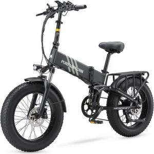 DOTMALL E-Bike Mountainbike Faltbares E-Bike mit fetten Reifen 20inch 48V 15Ah Mountain/City bike