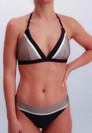 JOOP Triangel-Bikini-Top "Colourblock", Colourblocking-Design, wattierte Cups
